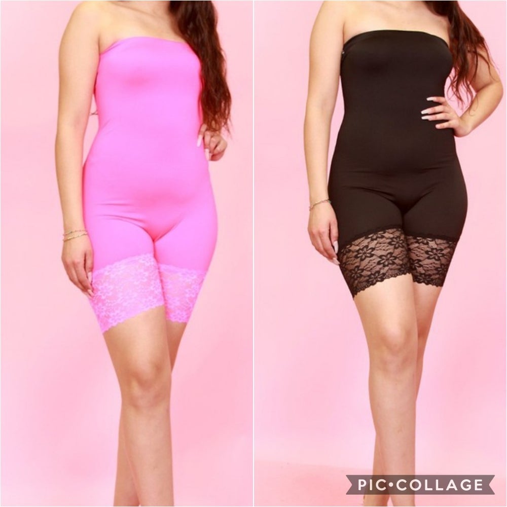 Biker short romper
