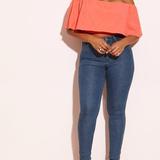 Ruffled crop top